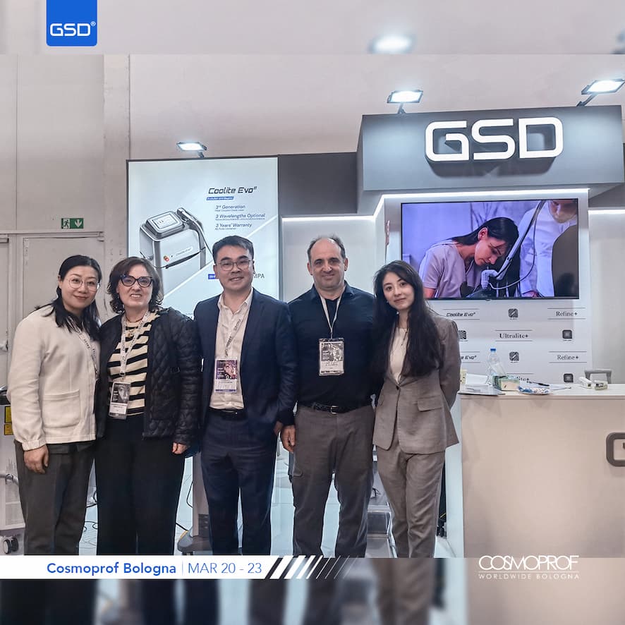 GSD at Cosmoprof Bologna, Italy ,Showcasing innovations in in Laser Hair Removal and RF Technology
